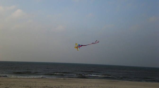 Urlaub an der dänischen Westküste: Drachen am Himmel